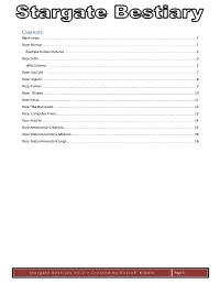 Contents Blank Sheet
