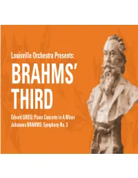 Johannes BRAHMS: Symphony No