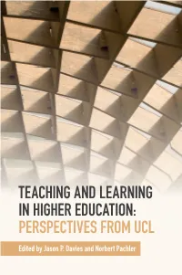 Teaching and Learning in Higher Education Ed