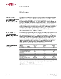 Divinylbenzene Product Data Sheet