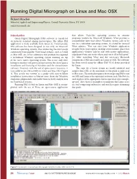 Running Digital Micrograph on Linux and Mac OSX
