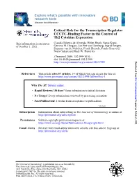 Th2 Cytokine Expression CCCTC-Binding Factor in The