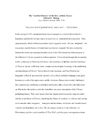 The “Garbled History” of the First –Edition Ulysses Edward L