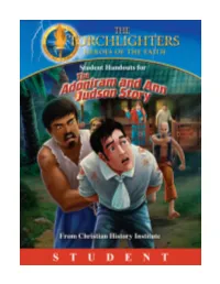 Torchlighters: Judson's Student Guide