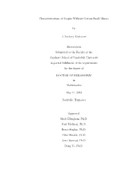 Characterizations of Graphs Without Certain Small Minors by J. Zachary