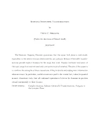 Schwarz-Christoffel Transformations by Philip P. Bergonio (Under the Direction of Edward Azoff) Abstract the Riemann Mapping