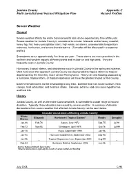 Severe Weather