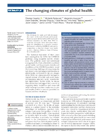 The Changing Climates of Global Health