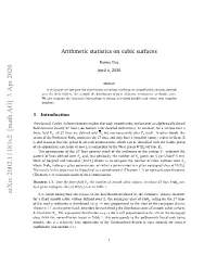 Arxiv:2002.11183V2 [Math.AG]