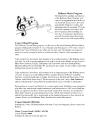 Ballenas Music Program Courses