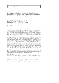 Development of a Hard X-Ray Focal Plane Compton Polarimeter: a Compact Polarimetric Conﬁguration with Scintillators and Si Photomultipliers