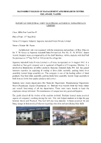 STUDENTS INDUSTRIAL VISIT REPORTS.Pdf
