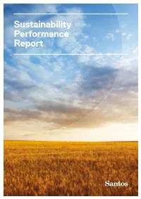 2020 Sustainability Performance Report