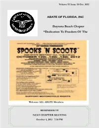 Daytona Beach Chapter “Dedication to Freedom of The