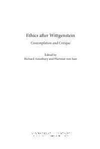 Ethics After Wittgenstein