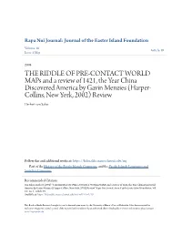 THE RIDDLE of PRE-CONTACT WORLD Maps and A