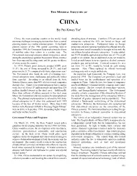 1994, the Communist Party Emphasized the Theme but These Taxes Would Eventually Be Brought in Line with the of Stability Rather Than Reform in a Resolute Way
