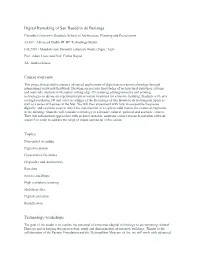 Digital Remaking of San Baudelio De Berlanga Course Overview Topics