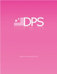 Download 2010–2011 Catalogue of New Plays