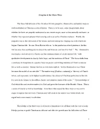 Evagrius & the Three Ways the Three-Fold Division of the Christian