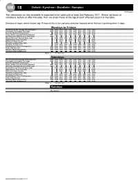 Timetable Book