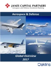 2017 Aerospace & Defense Global Overview
