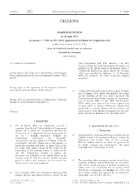 Commission Decision of 20 April 2011 on Measure C 37/04