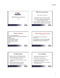 Tues-Effective Gov-Precon