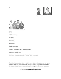 With Its Decisions in the Cases of Mapp V