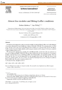 Almost Free Modules and Mittag-Leffler Conditions