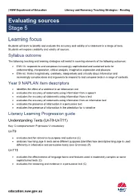Reading: Evaluating Sources Stage 5 Teaching Strategies What Is Fact and What Is Opinion? 1