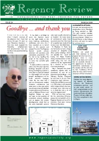 Regency Review Spring 2009