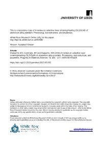 A Review on Selective Laser Sintering/Melting (SLS/SLM) of Aluminium Alloy Powders: Processing, Microstructure, and Properties