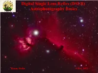 (DSLR) Astrophotography Basics