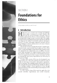 Foundations for Ethics