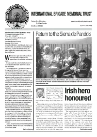 Irish Hero Honoured Comrade-In-Arms Jim Prendergast, “How Kit Enthusiastic and Helpful Member of the Trust