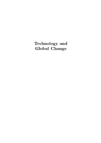 Technology and Global Change Technology and Global Change