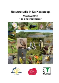 Natuurstudie in De Kaaistoep
