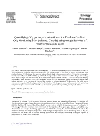 Quantifying CO2 Pore-Space Saturation at the Pembina Cardium CO2 Monitoring Pilot (Alberta, Canada) Using Oxygen Isotopes of Reservoir Fluids and Gases