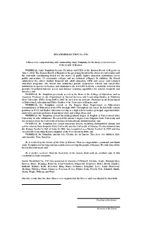 SENATE RESOLUTION No. 1752 a RESOLUTION Congratulating and Commending Andy Tompkins for His Many Years of Service to the People