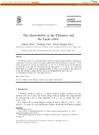 The Observability of the Fibonacci and the Lucas Cubes