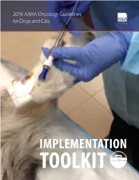 2016 AAHA Oncology Guidelines for Dogs and Cats