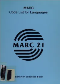 MARC Code List for Languages