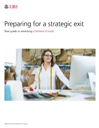 Preparing for a Strategic Exit Your Guide to Unlocking a Lifetime of Work