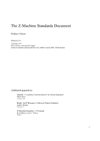 The Z-Machine Standards Document