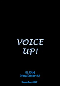 ELTAM Newsletter #3