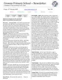 Newsletter a Member of ‘The Southerly Point’ Trust