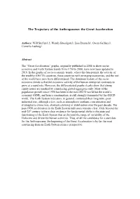 The Trajectory of the Anthropocene: the Great Acceleration