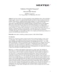 Validation of VPS-MICRO for Electronic Solder Materials
