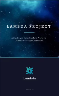 Lambda Project